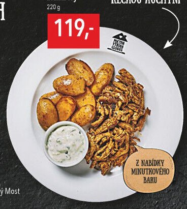 Vepřový gyros s tzatziky a pečenými brambory