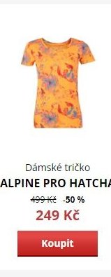 Dámské tričko ALPINE PRO HATCHA