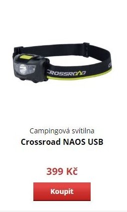 Campingová svítilna Crossroad NAOS USB