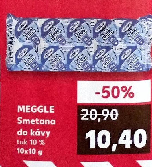 Meggle Smetana do kávy