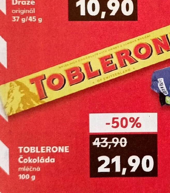 TOBLERONE Čokoláda