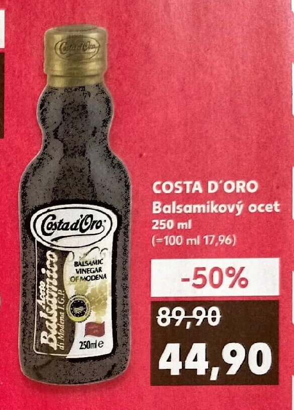 COSTA D'ORO Balsamikový ocet