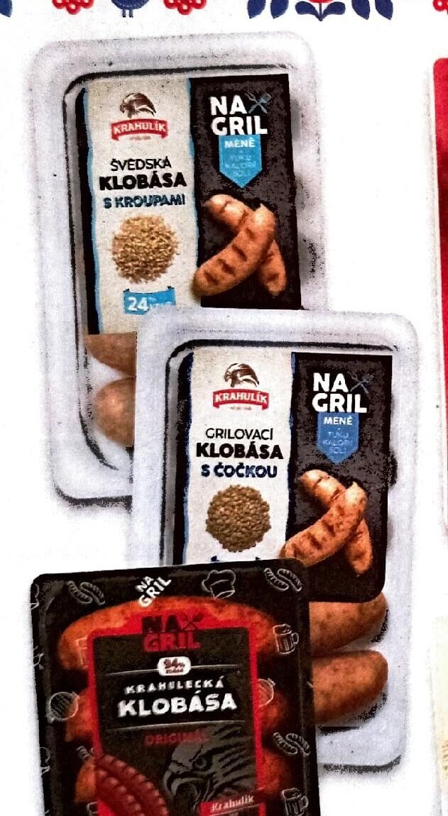 KRAHULÍK Grilovací klobása s čočkou