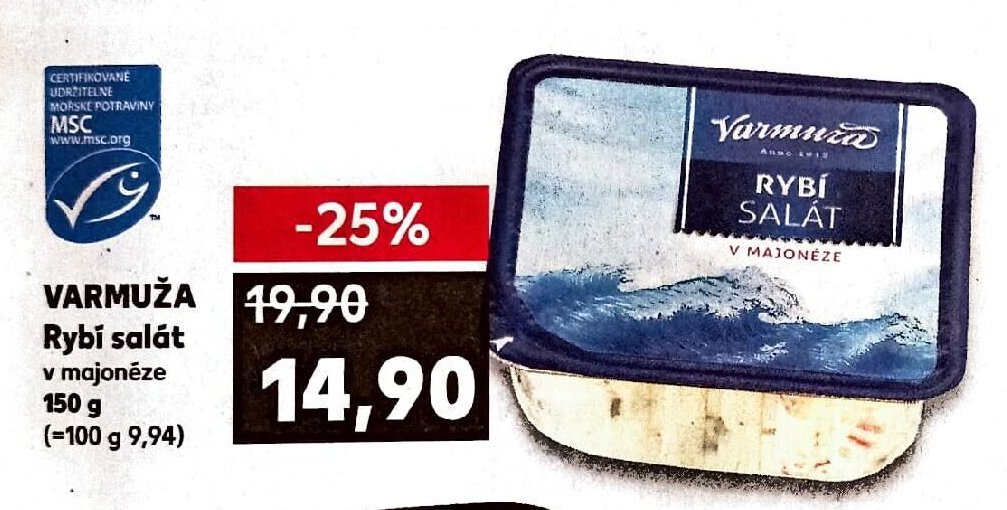 VARMUŽA Rybí salát v majonéze