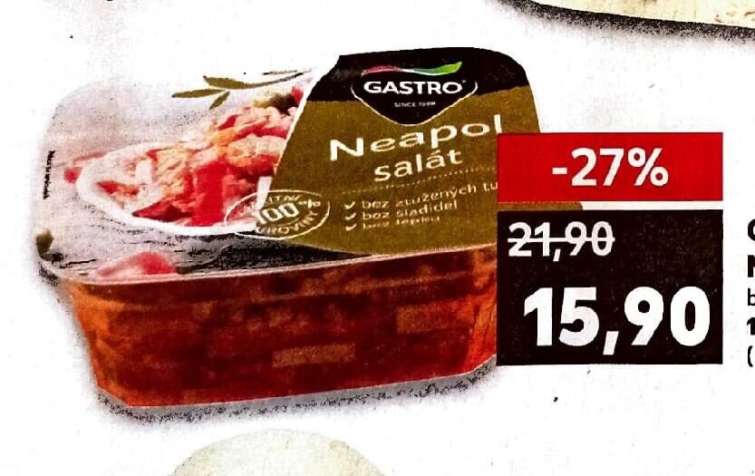 GASTRO-MENU Neapol salát balené