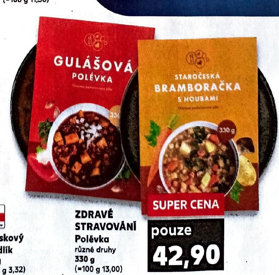 ZDRAVÉ STRAVOVÁNÍ Polévka různé druhy