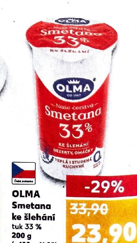 Olma Smetana ke šlehání