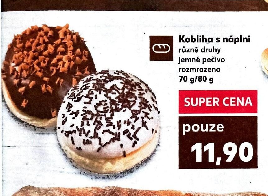 Kobliha s náplní