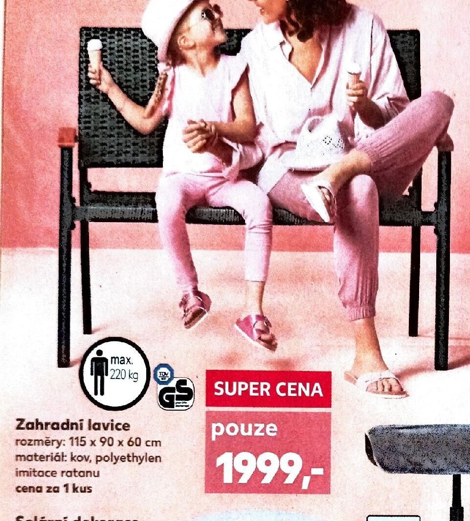 Zahradní lavice