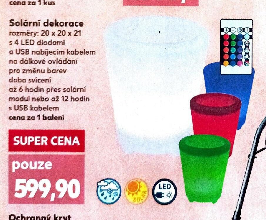 Solární dekorace