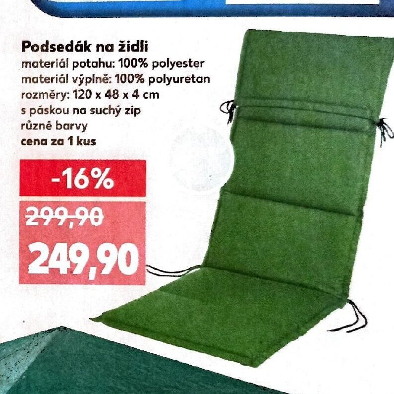 Podsedák na židli