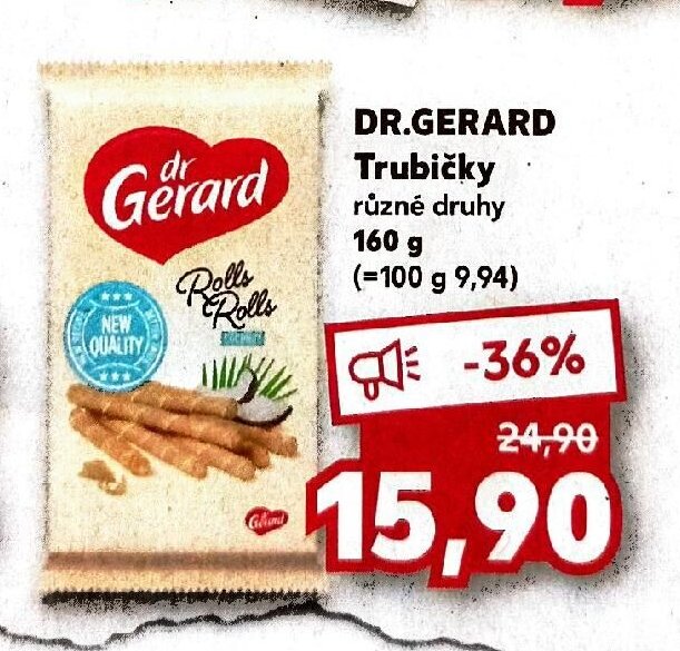 DR.GERARD Trubičky různé druhy 160 g