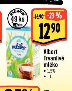 Albert Trvanlivé mléko