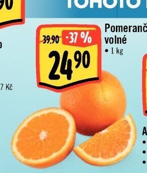 Pomeranče volné