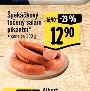 Špekáčkový točený salám pikantní