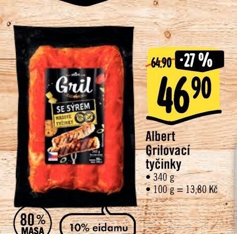 Albert Grilovací tyčinky