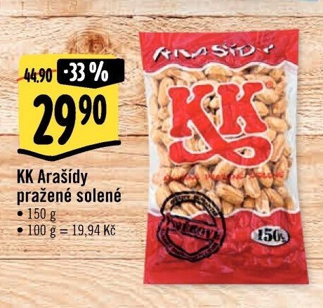 KK Arašídy pražené solené