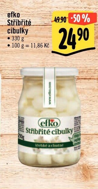 efko Stříbřité cibulky