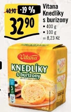 Knedlíky v prášku s burizony Vitana