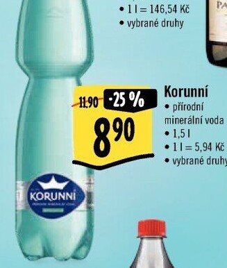 Přírodní voda Korunní