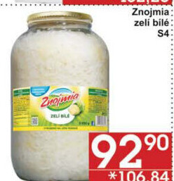 Zelí bílé sterilované Znojmia