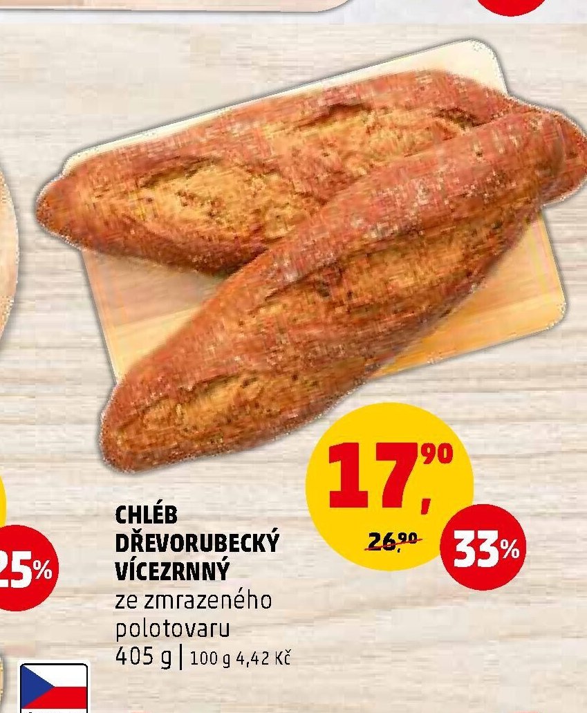 CHLÉB DŘEVORUBECKÝ VÍCEZRNNÝ