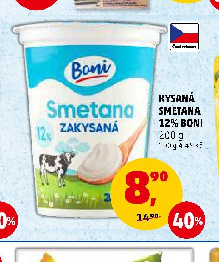 KYSANÁ SMETANA 12% BONI