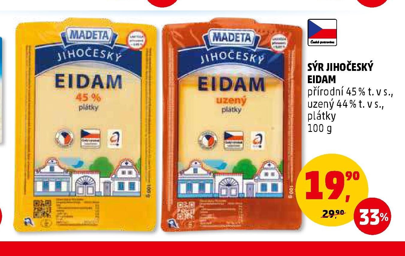 SÝR JIHOČESKÝ EIDAM