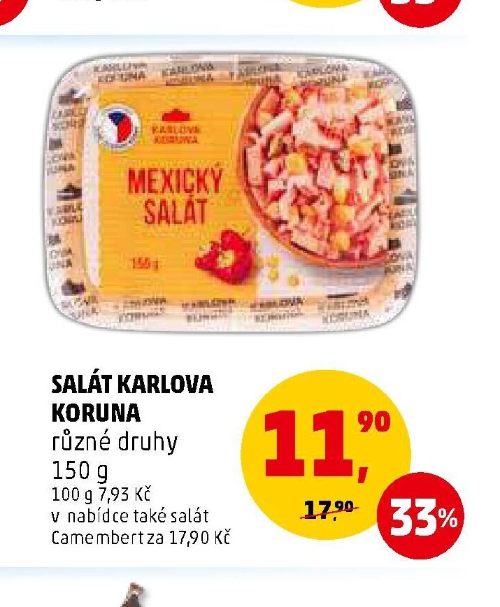 Salát Karlova koruna různé druhy