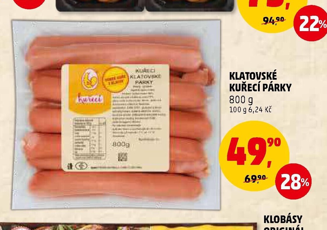 KLATOVSKÉ KUŘECÍ PÁRKY