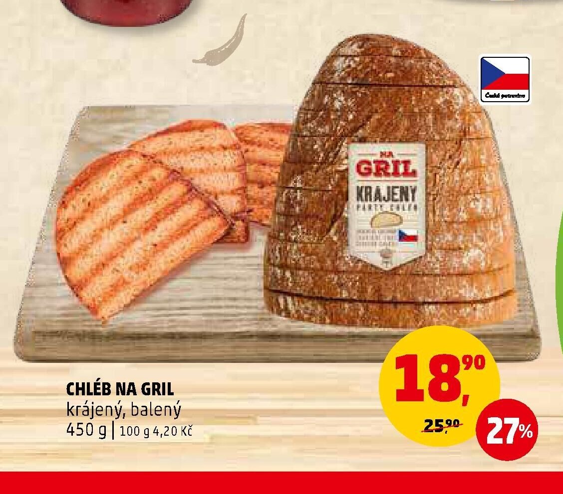 Chléb na gril