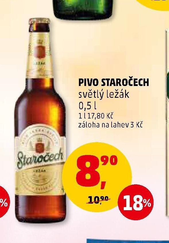 PIVO STAROČECH světlý ležák