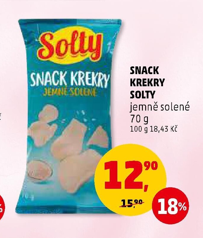 SNACK KREKRY SOLTY jemně solené