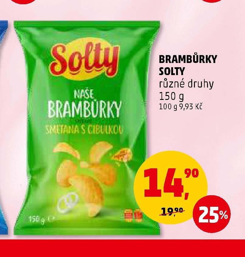 BRAMBŮRKY SOLTY smetana s cibulkou