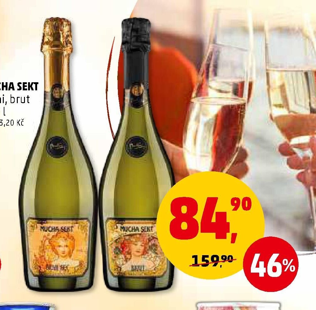 MUCHA SEKT demi, brut