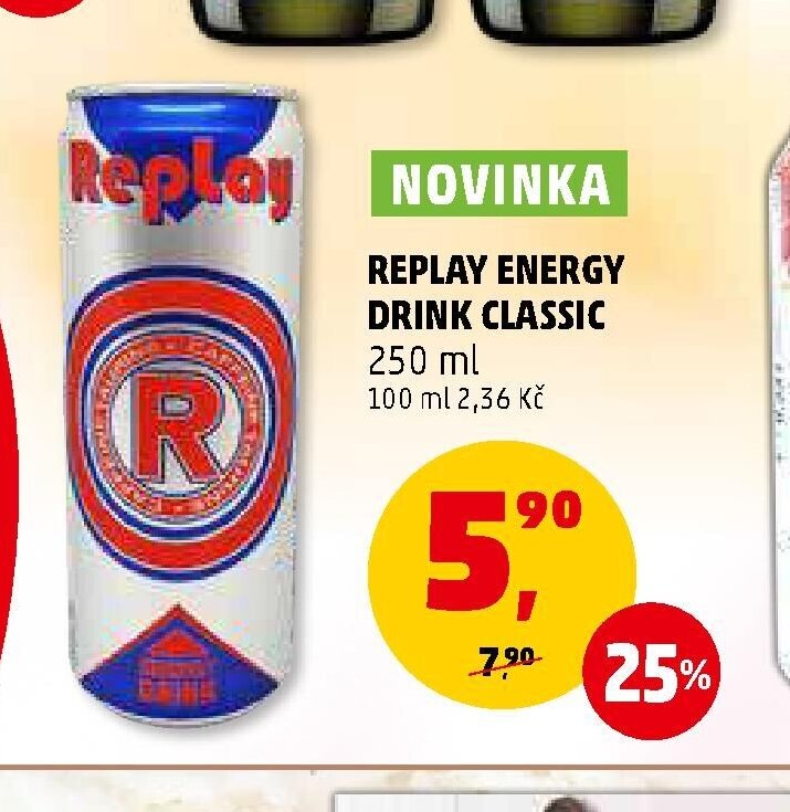 REPLAY ENERGY DRINK CLASSIC
