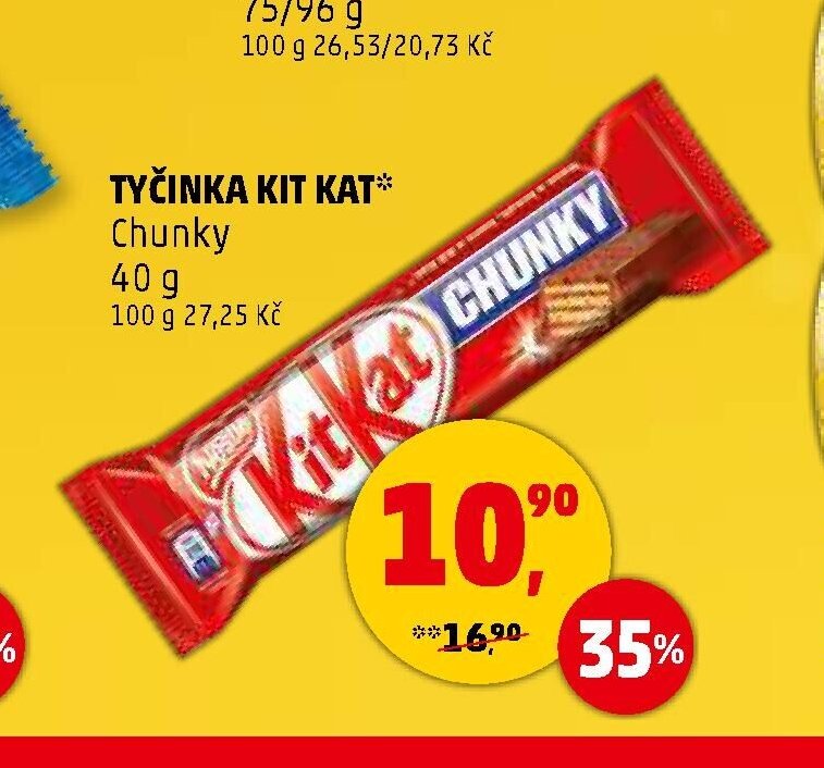 TYČINKA KIT KAT CHUNKY