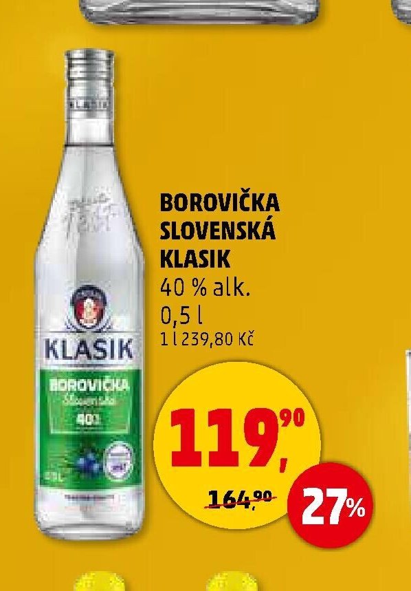 Borovička Slovenská Klasik