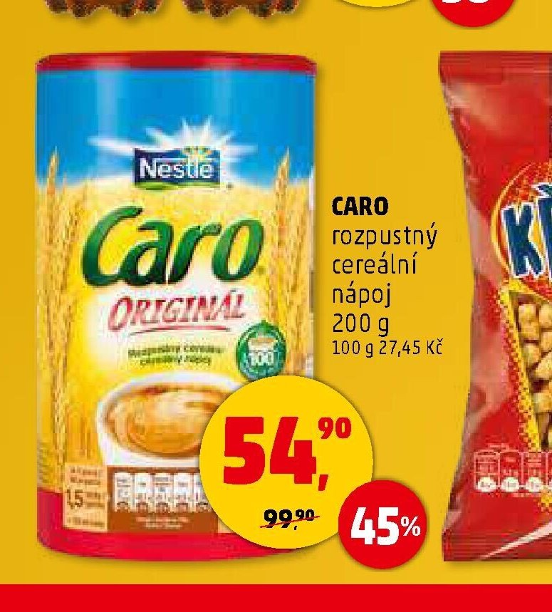 Caro rozpustný cereální nápoj