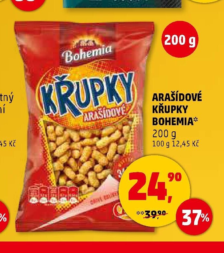 Arašídové křupky Bohemia