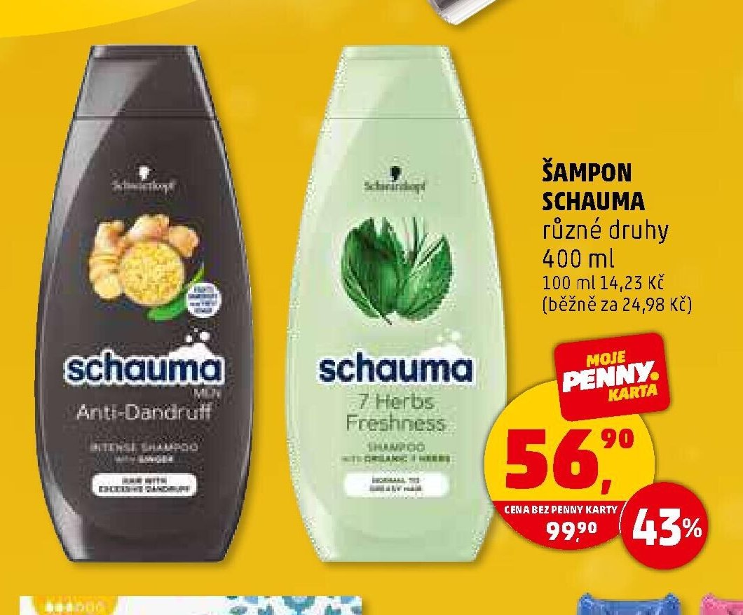 ŠAMPON SCHAUMA 400 ml