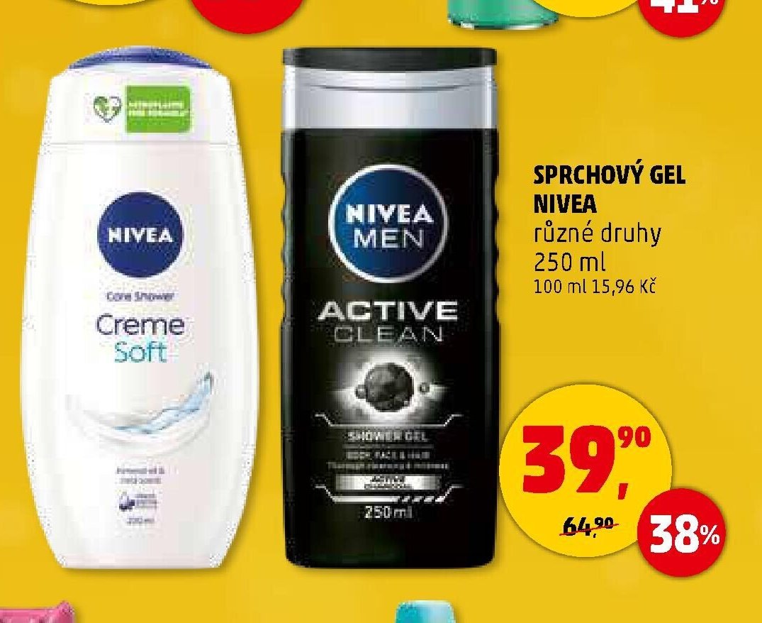SPRCHOVÝ GEL NIVEA 250 ml