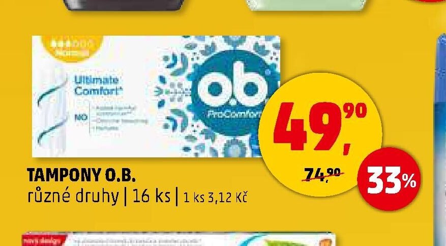 TAMPONY O.B. 16 ks