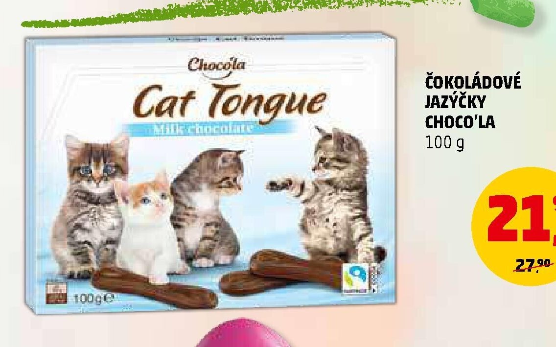 ČOKOLÁDOVÉ JAZÝČKY CHOCO'LA