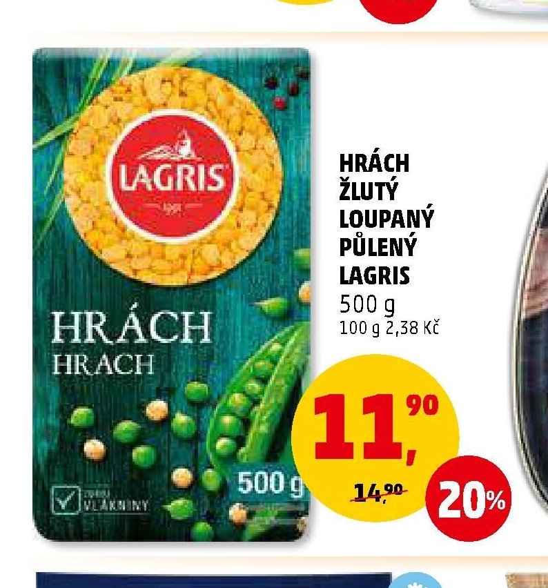 HRÁCH ŽLUTÝ LOUPANÝ PŮLENÝ LAGRIS