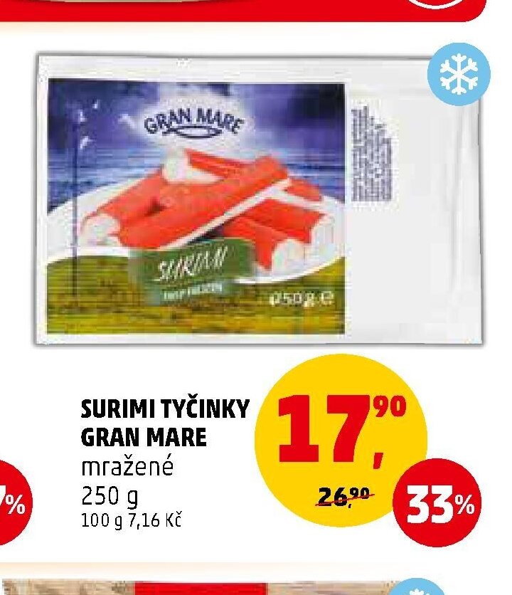 SURIMI TYČINKY GRAN MARE