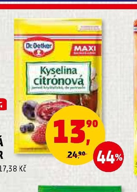KYSELINA CITRONOVÁ DR. OETKER 80 g