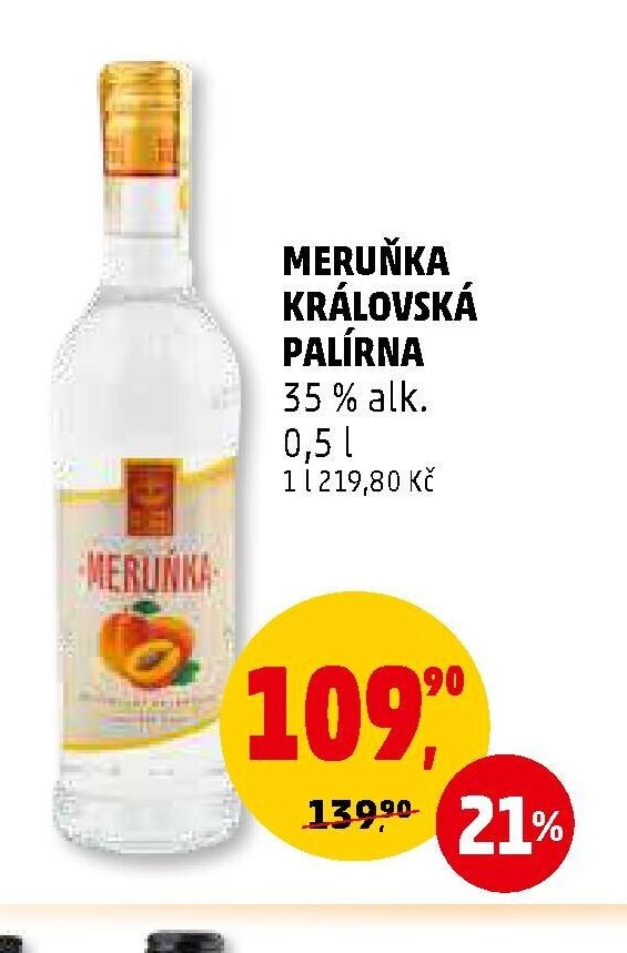 Meruňka Královská Palírna