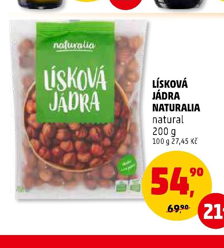 Lísková jádra Naturalia