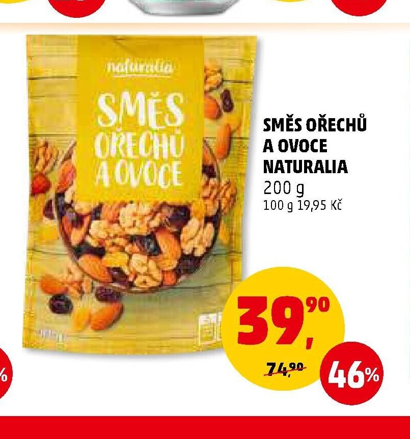 Směs ořechů a ovoce Naturalia